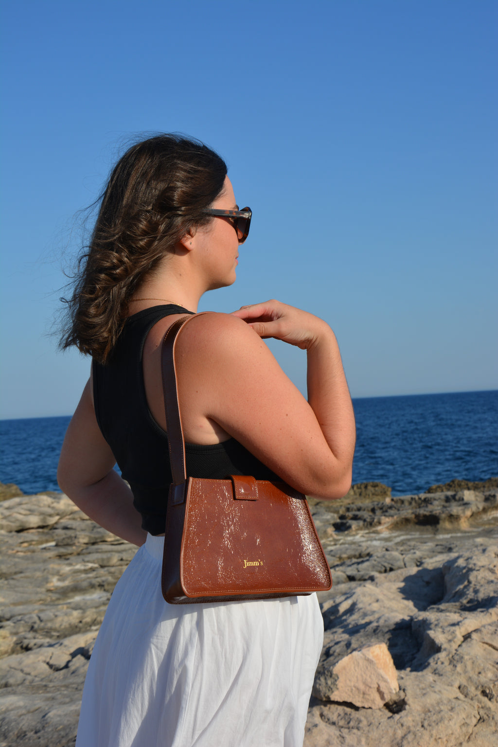 Saskia marron vernis