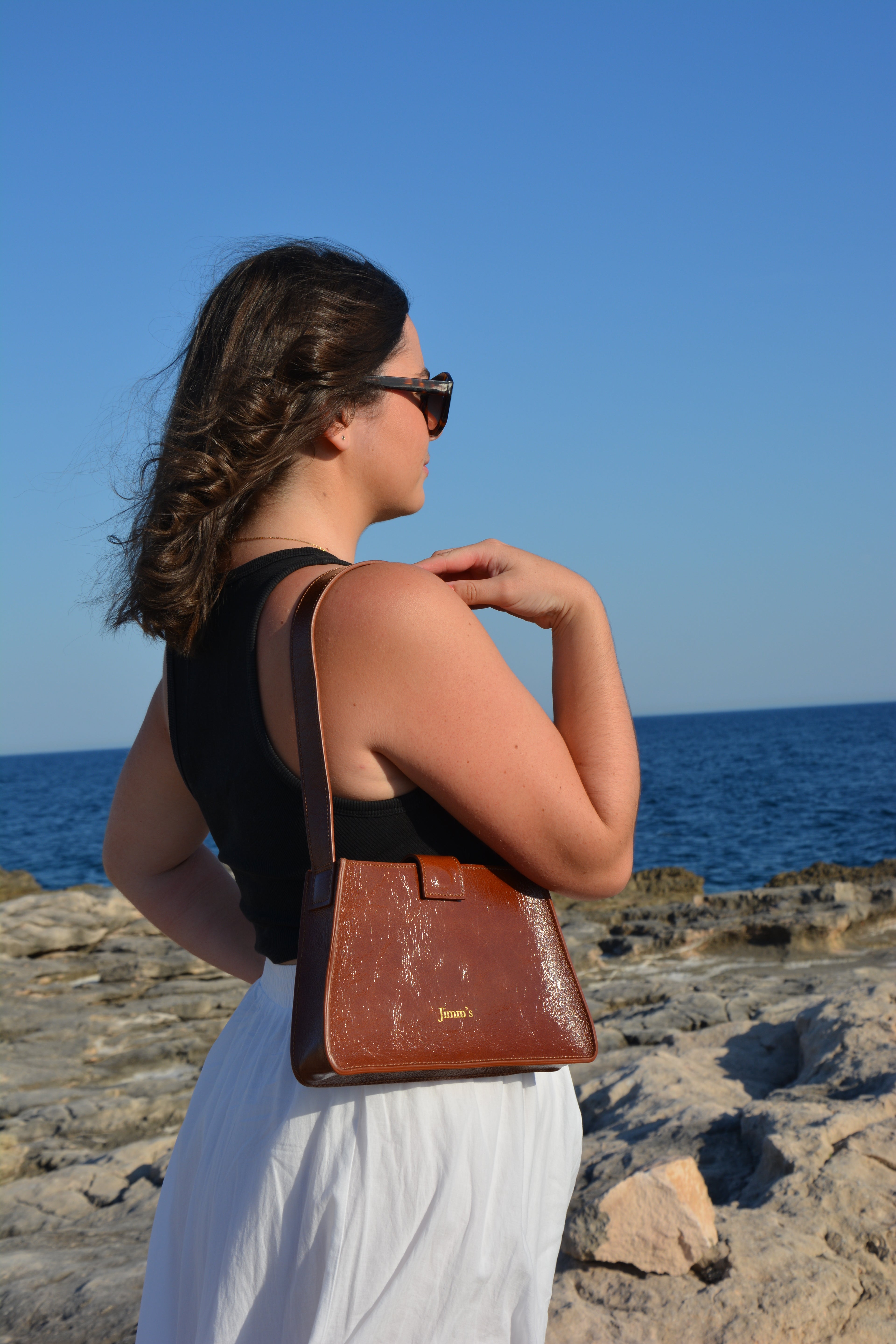 Saskia marron vernis